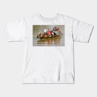 Boats on the Hooghly 03 Kids T-Shirt